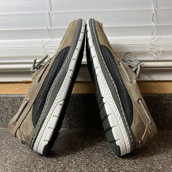 Sperry Boat Shoe Men 12M 3-Eye Light Brown Comfort Casual Walking Driving SlipOn - Picture 5 of 11